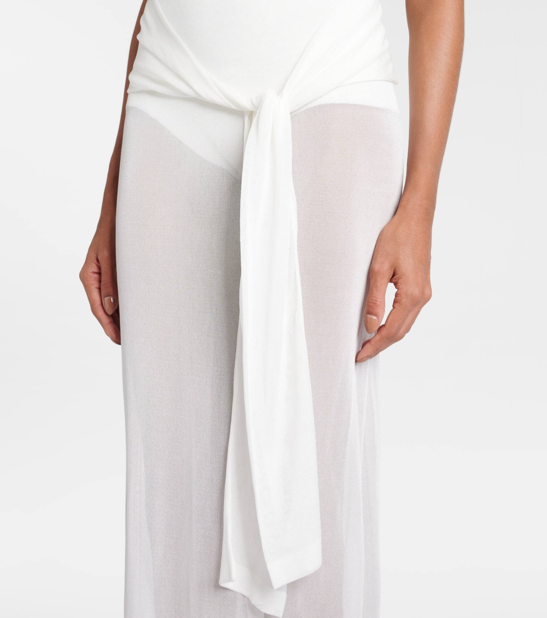 La Robe Maille Nodo sheer gown - 6