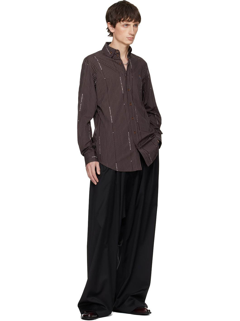 Vivienne Westwood Brown Two Button Krall Shirt outlook