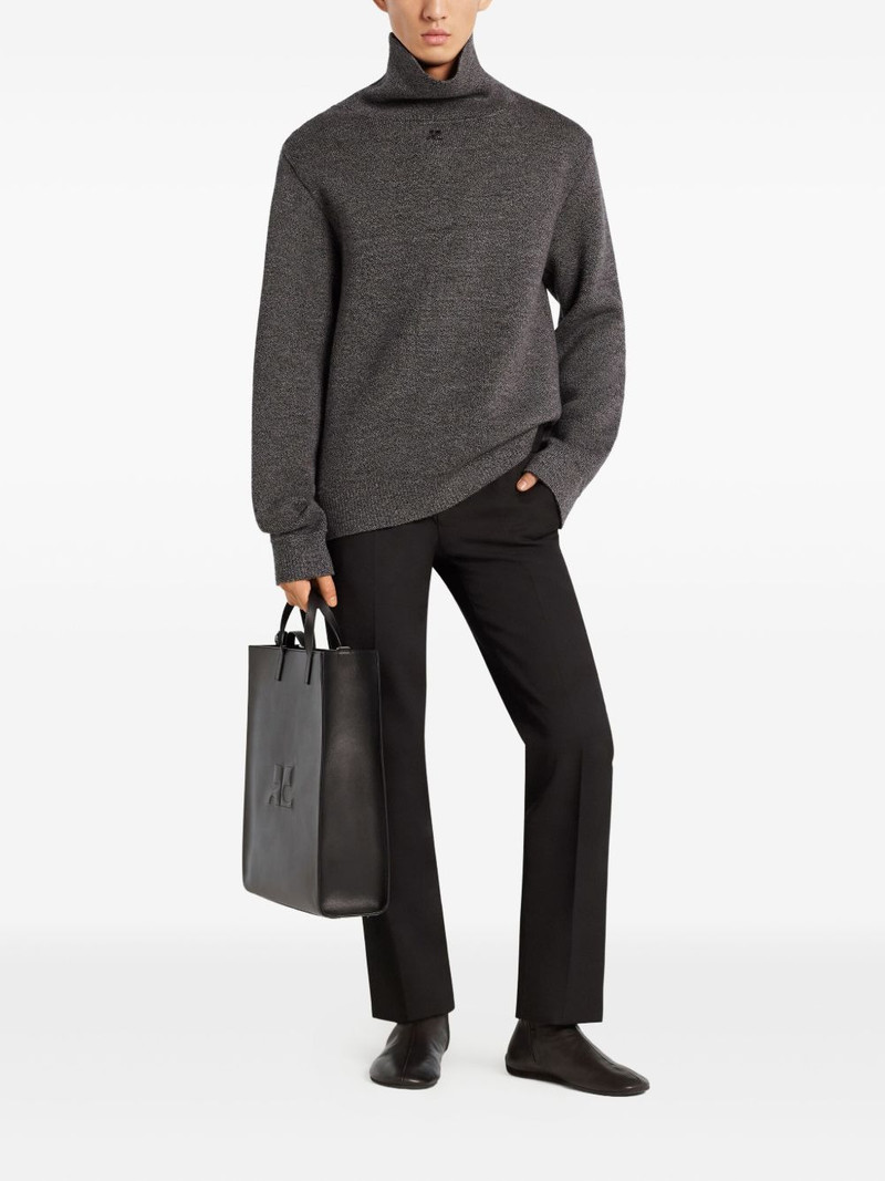 courrèges high-neck sweater outlook