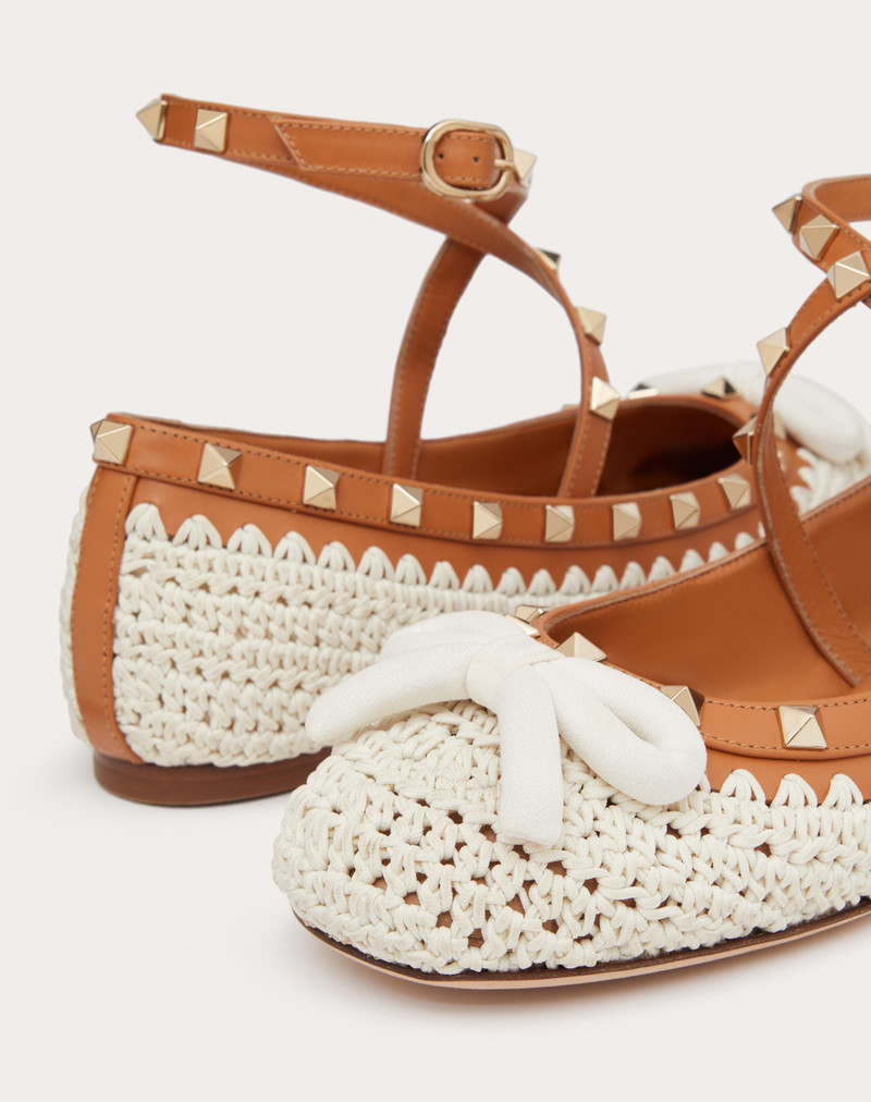 ROCKSTUD BALLERINA WITH CROCHET EMBROIDERY 5