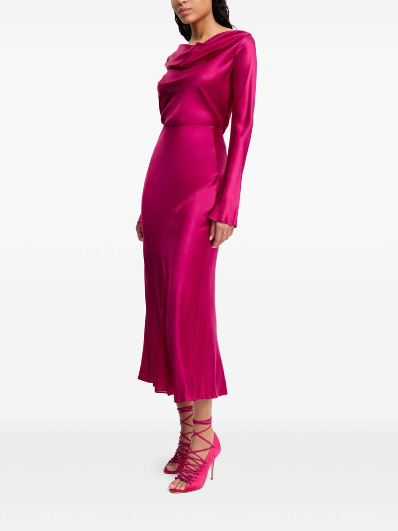 Alejandra Alonso Rojas silk midi skirt outlook