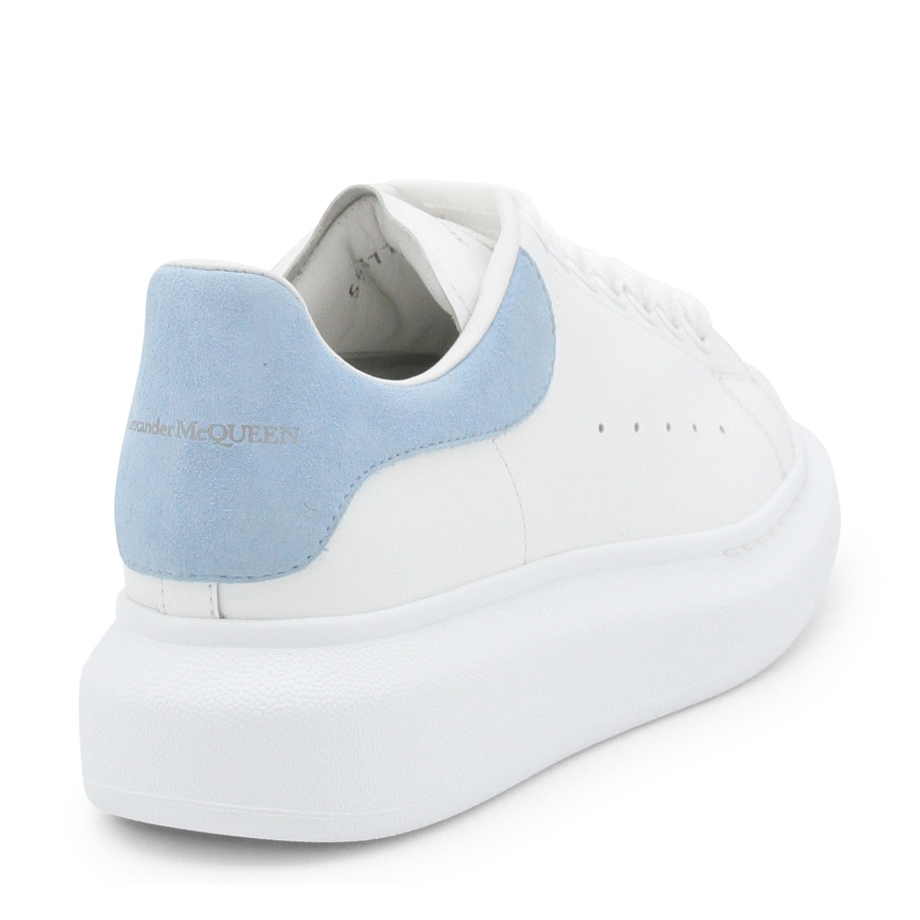 white leather oversize sneakers - 3