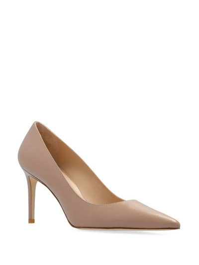 Stuart Weitzman Stuart 85mm leather pumps outlook