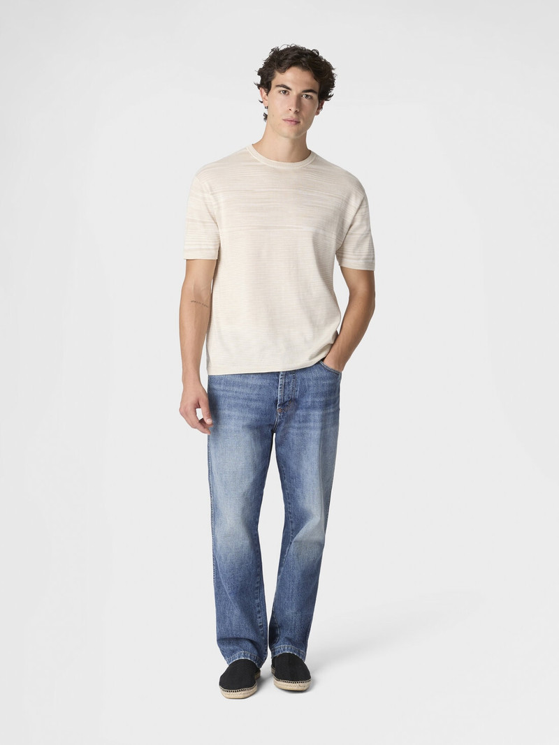 Missoni Flamed mercerized crew-neck cotton T-shirt outlook