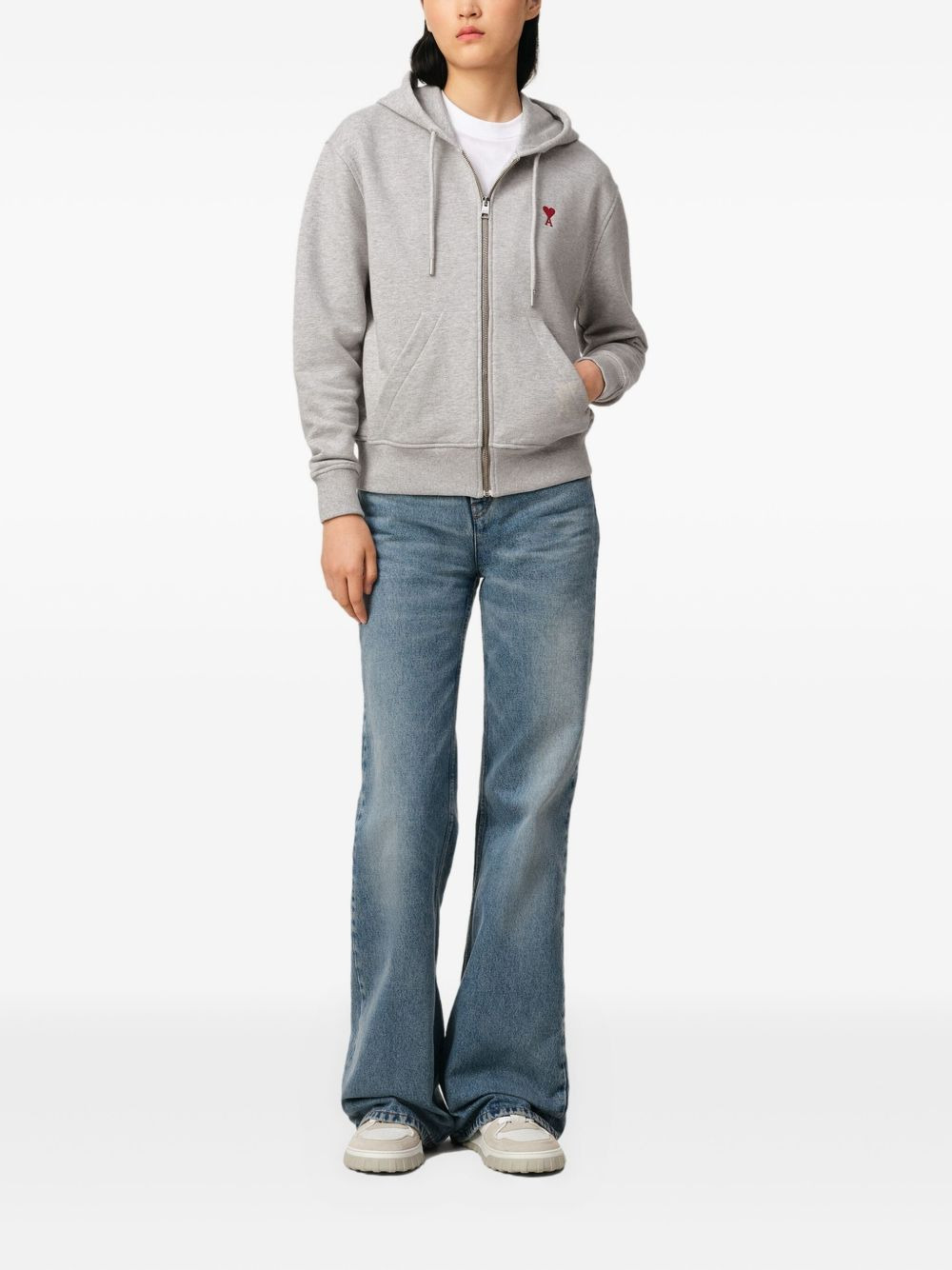 Ami de Coeur zip-up hoodie - 2