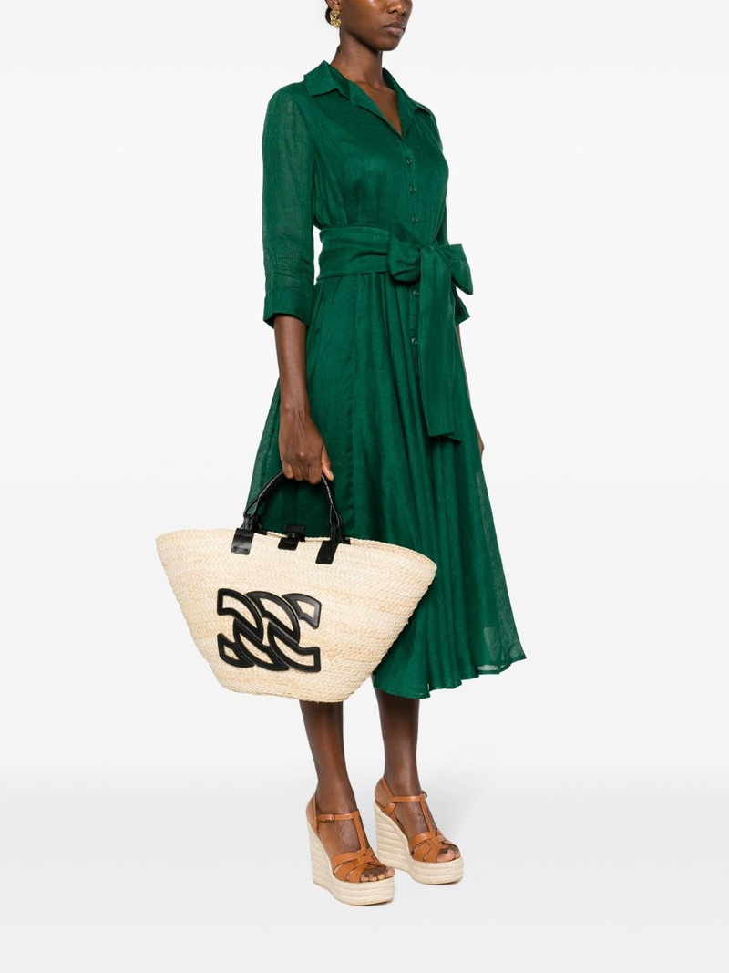 CASADEI Panarea logo-appliqué tote bag outlook