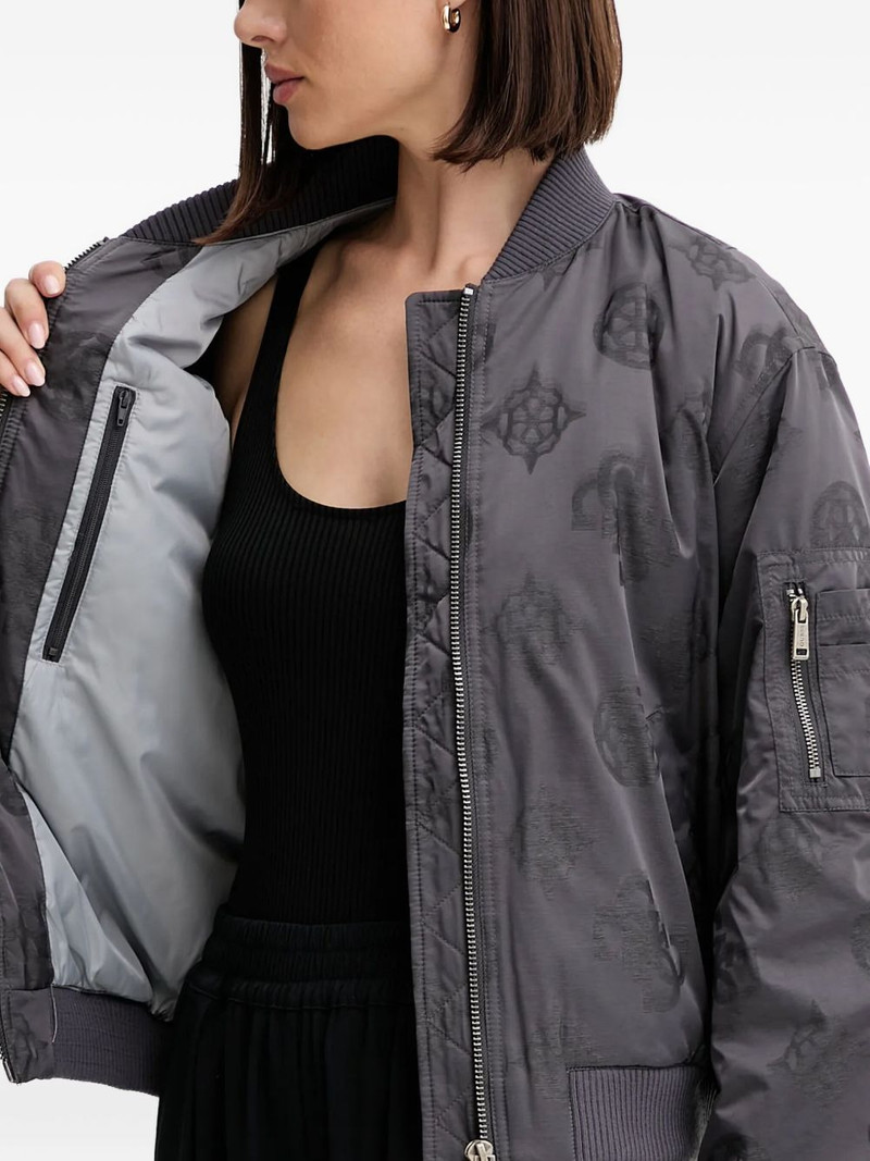 patterned bomber jacket 4