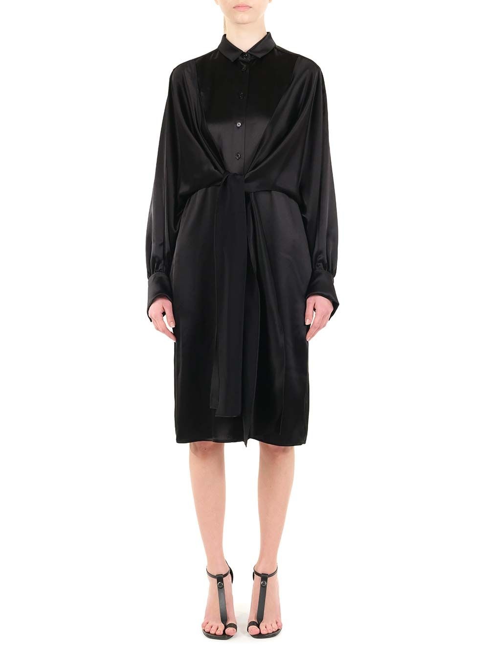 Knot Dress Dresses Black - 3