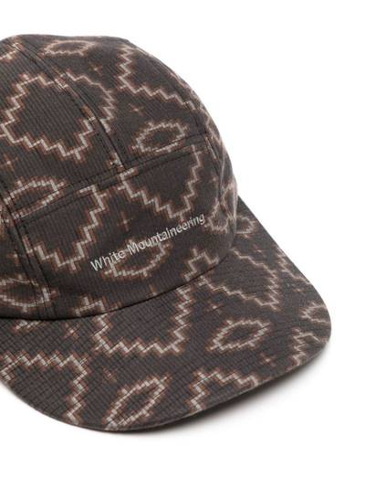 White Mountaineering all-over graphic-print baseball cap outlook
