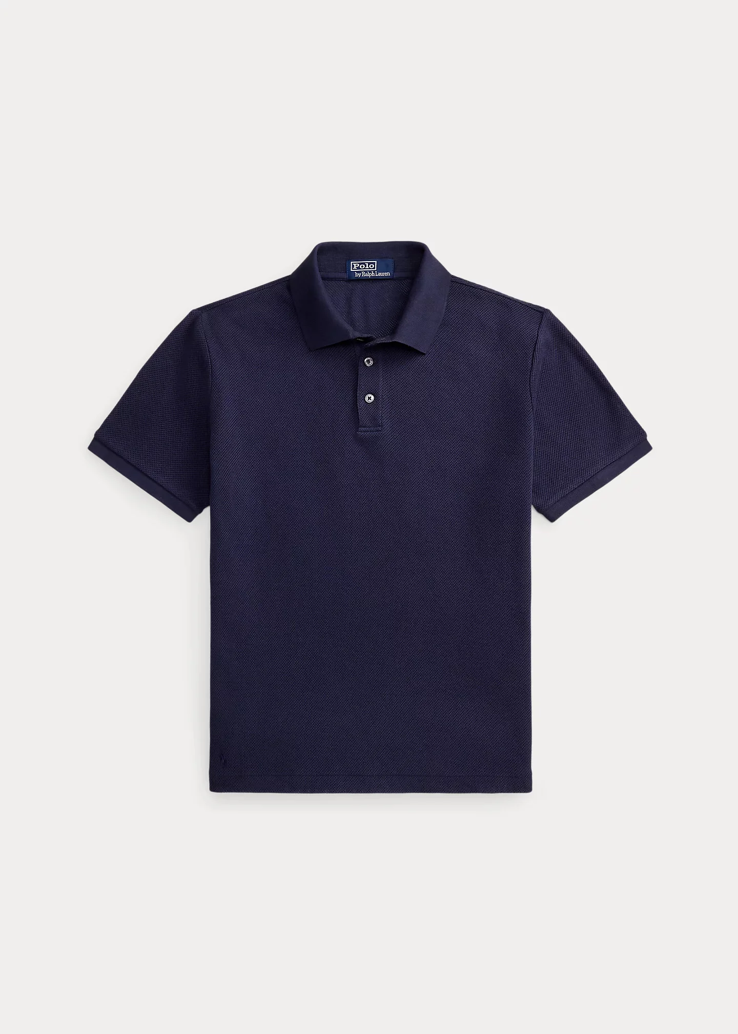 Pointelle Jersey Polo Shirt - 1