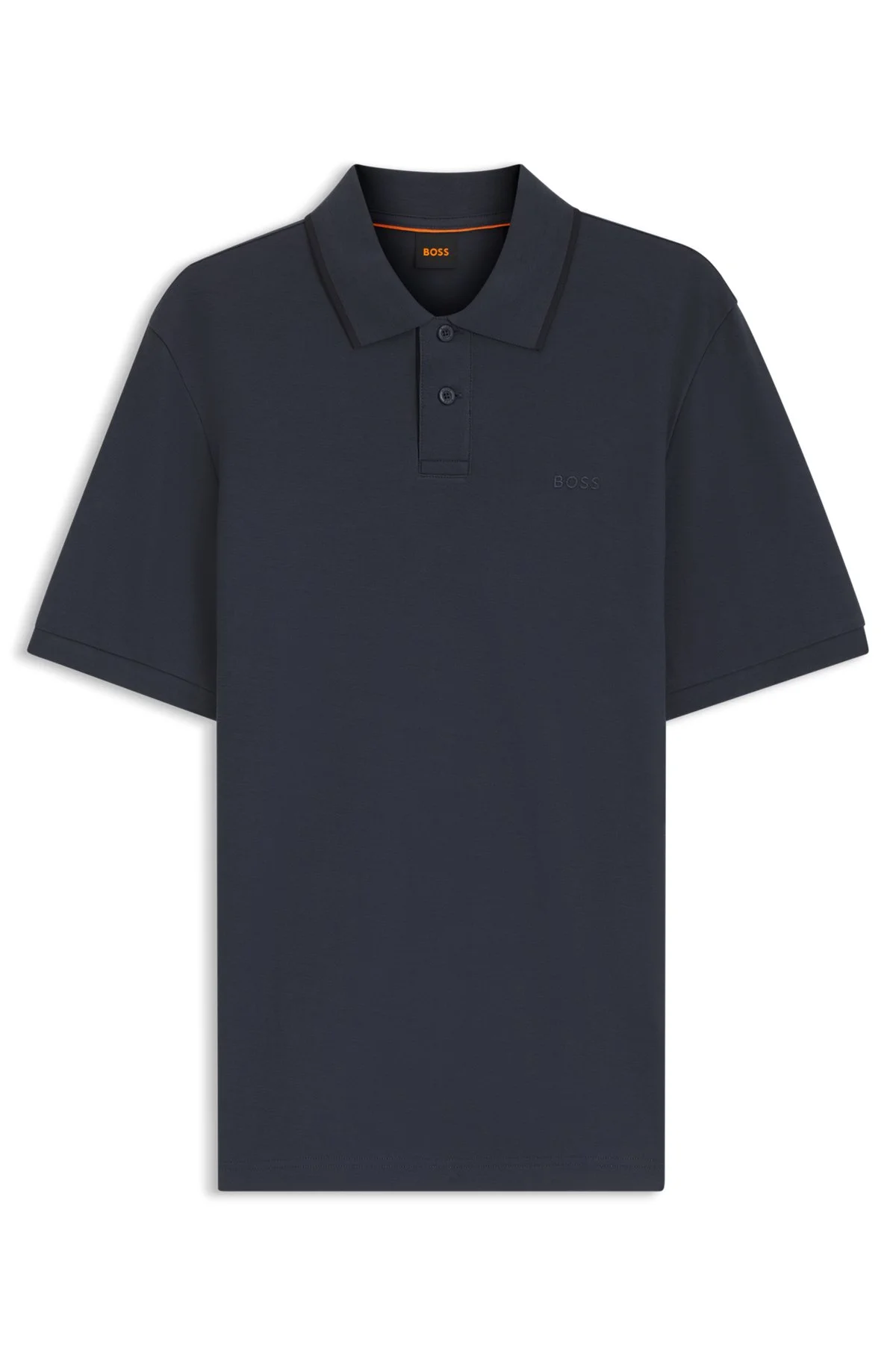 REGULAR-FIT POLO SHIRT IN HONEYCOMB-STRUCTURED COTTON PIQUE - 1