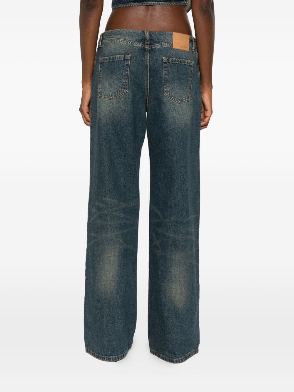 five-pocket design jeans - 4
