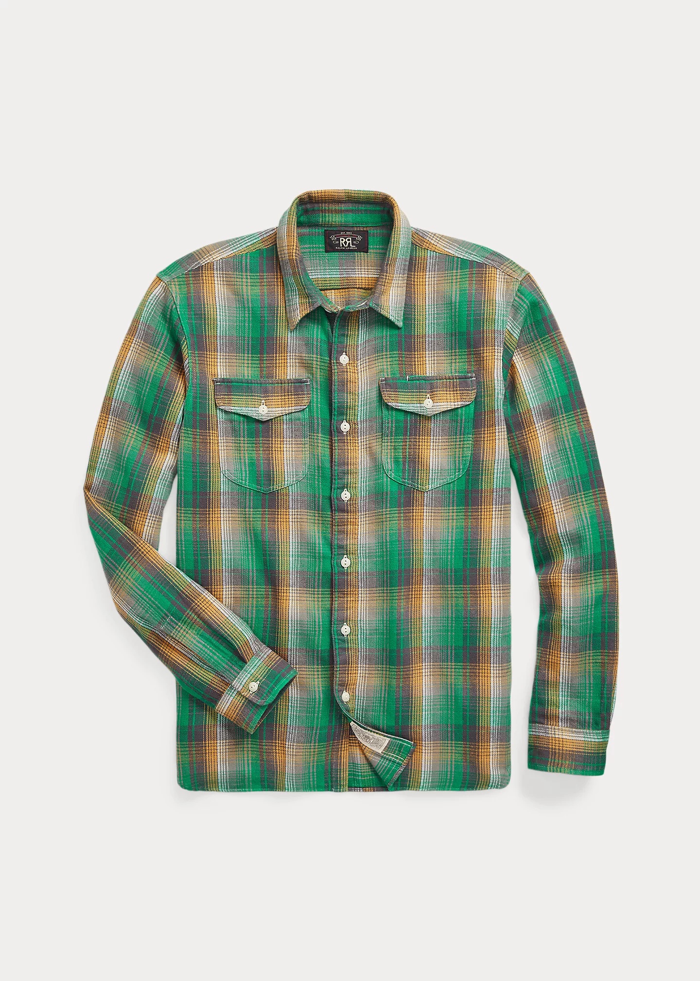 Plaid Twill Workshirt - 1