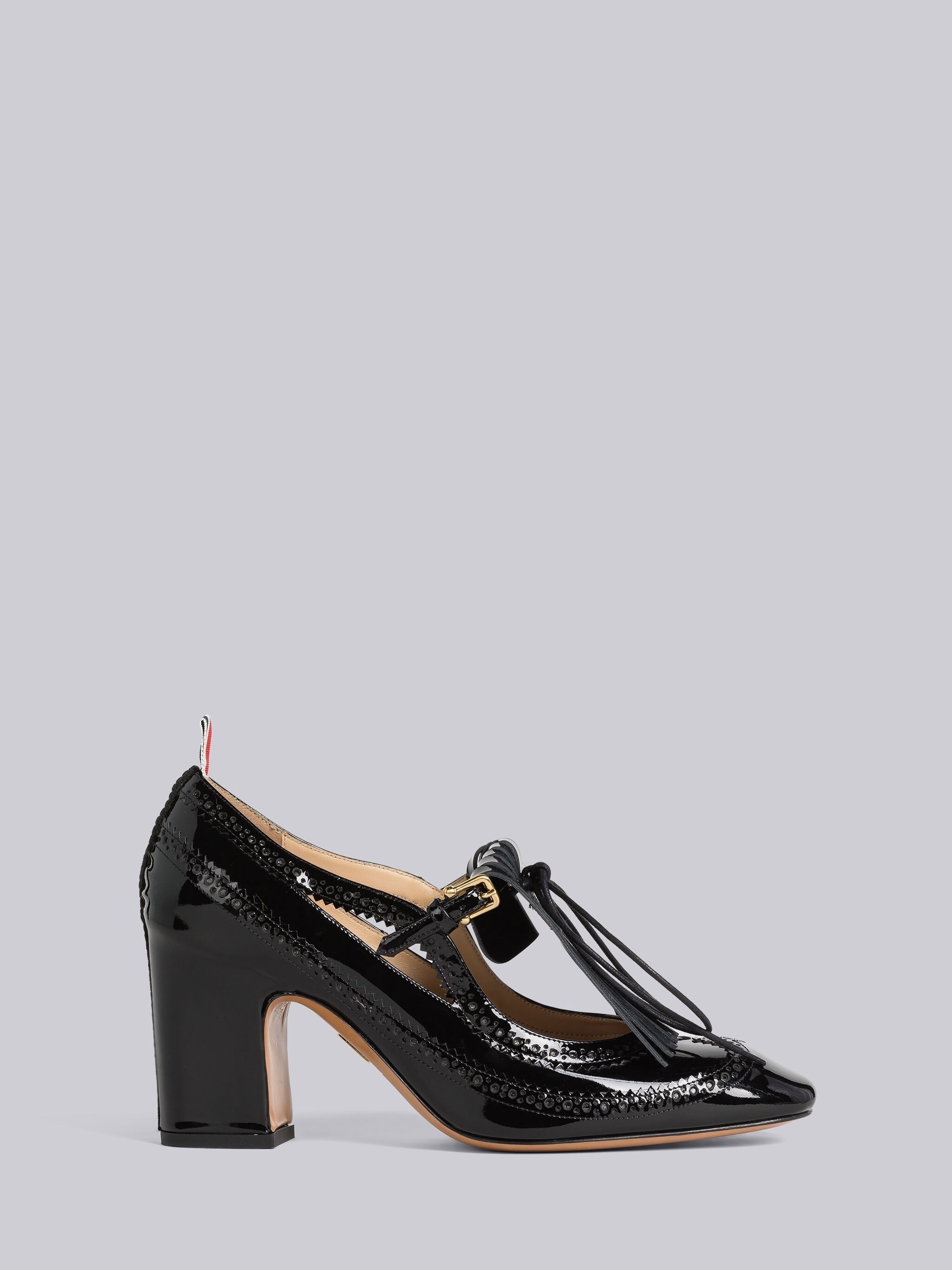 Soft Patent Block Heel Kilt Thom John - 1