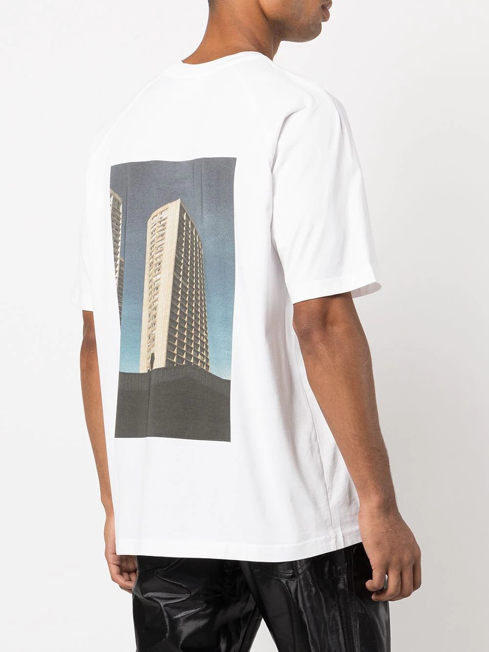 photograph-print cotton T-shirt - 4