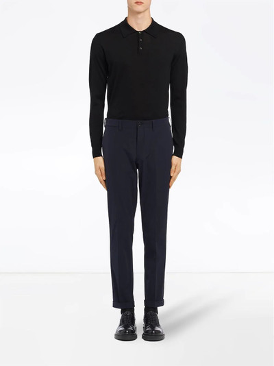 Prada slash pocket trousers outlook