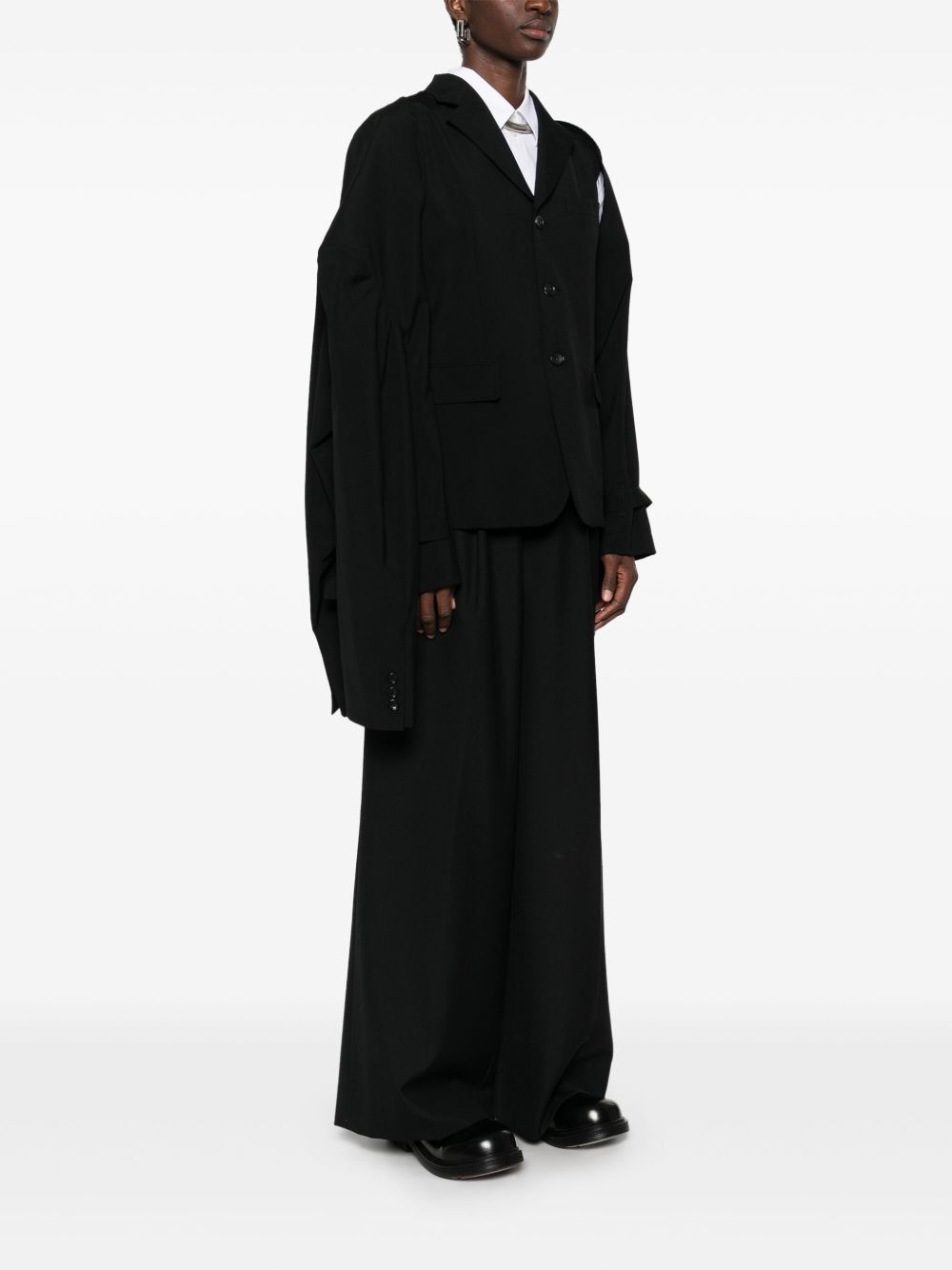 detachable-sleeves blazer - 3