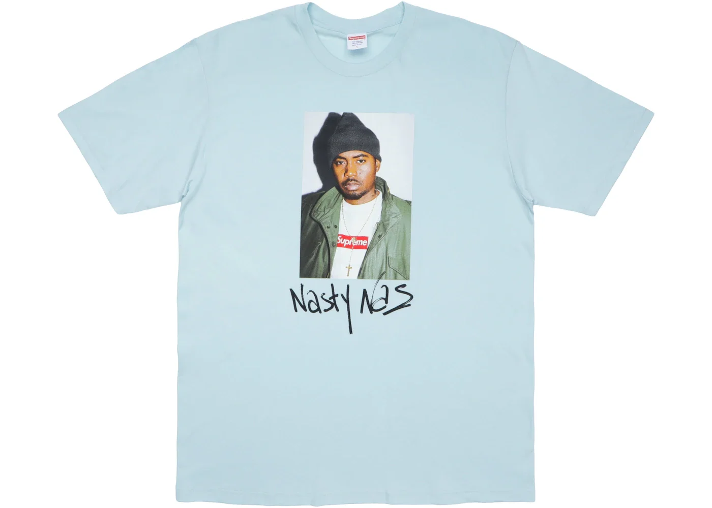 Supreme Nas Tee Pale Blue - 1