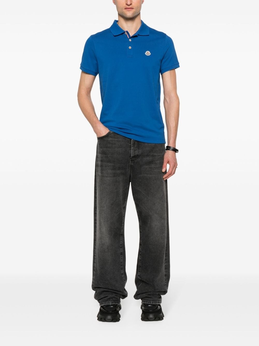logo-appliquÃ© polo shirt - 2