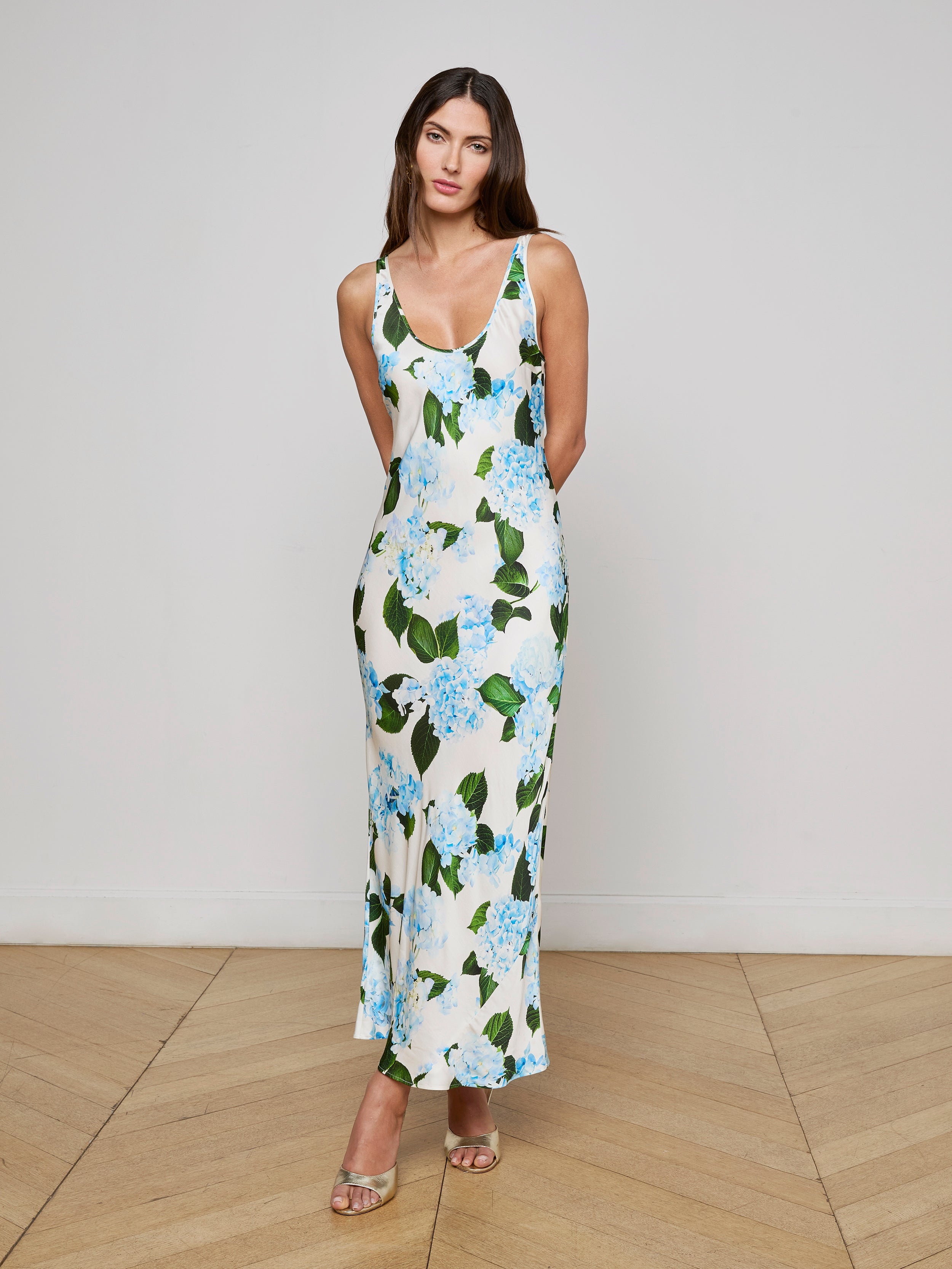 Akiya Satin Maxi Dress - 2