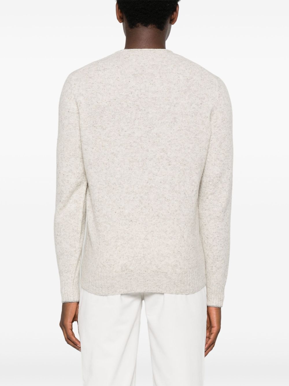 mélange-effect jumper - 4