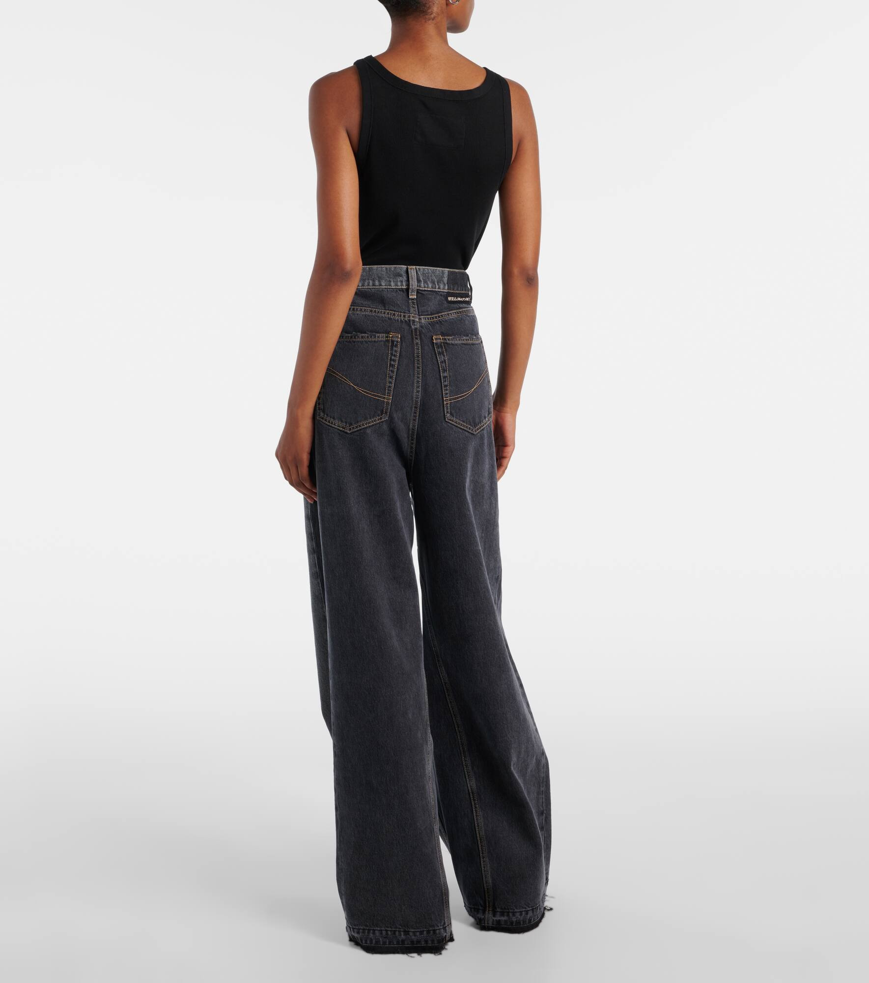 High-rise wide-leg jeans - 3