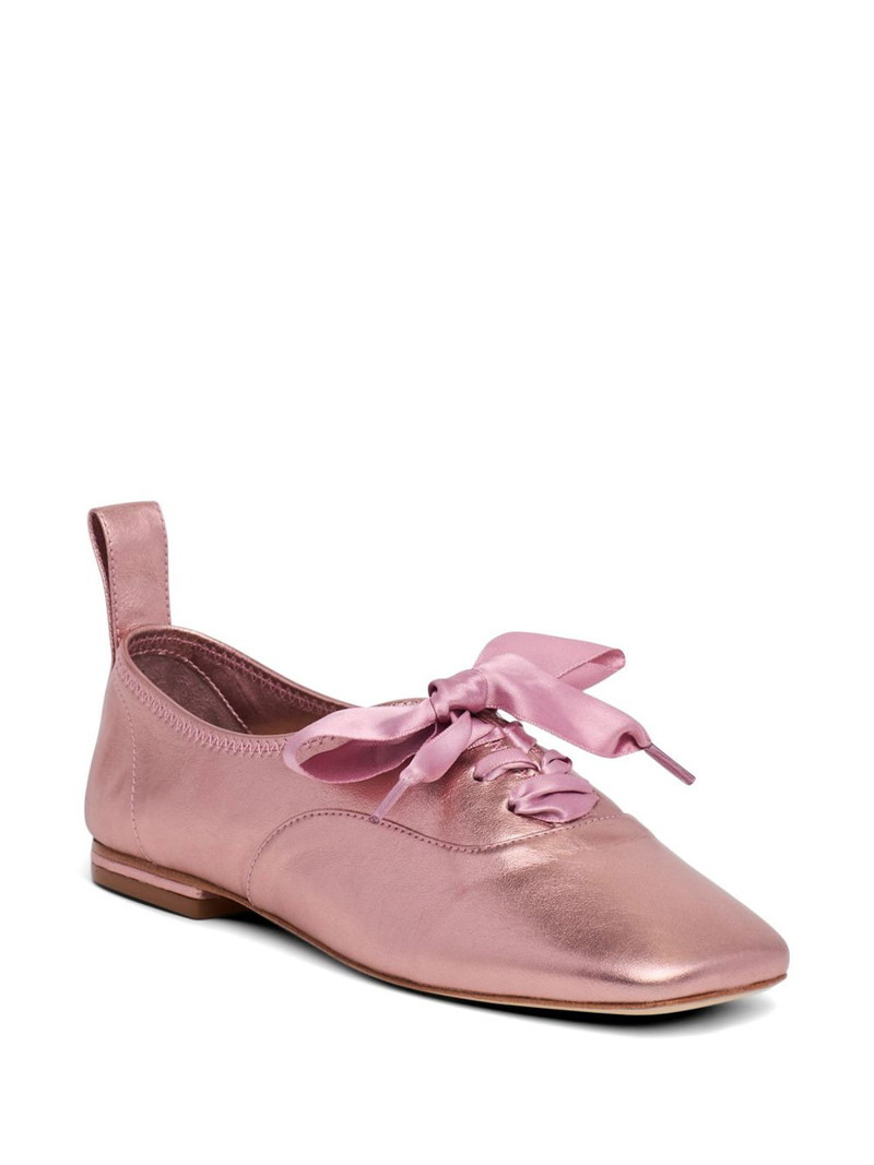 Cinq à Sept Christina metallic flat pumps outlook