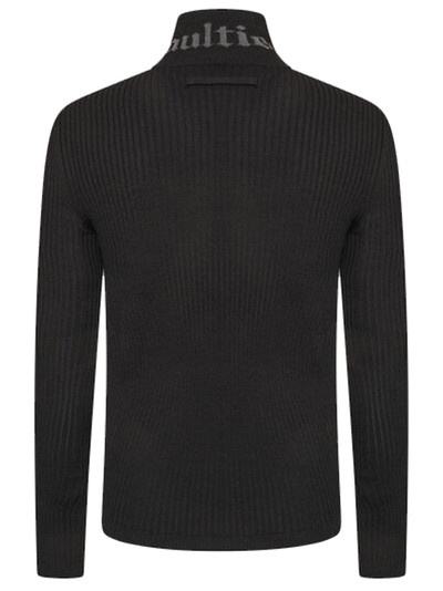 Jean Paul Gaultier JEAN PAUL GAULTIER UNISEX Logo High Neck Long Sleeve Sweater Black outlook