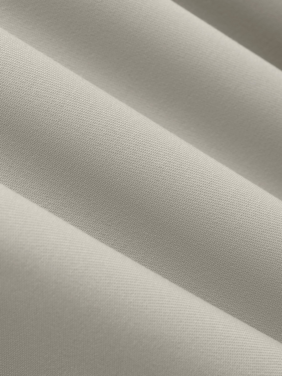 Wool Gabardine Lapelless Suit Jacket - 5
