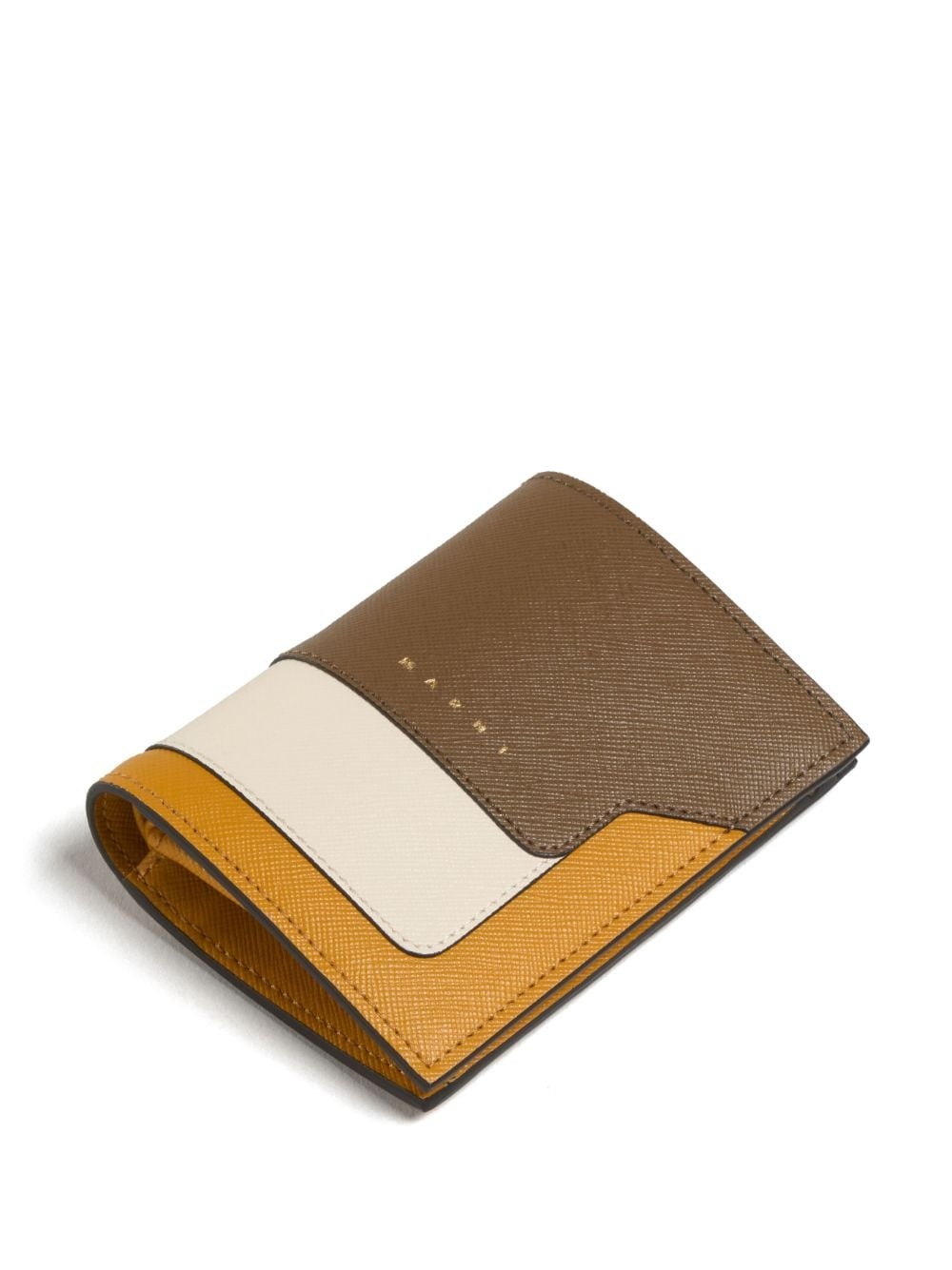 colour-block bi-fold leather wallet - 5