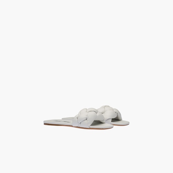 Flat nappa leather sandals - 3