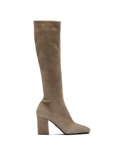 Prada Stretch suede boots outlook