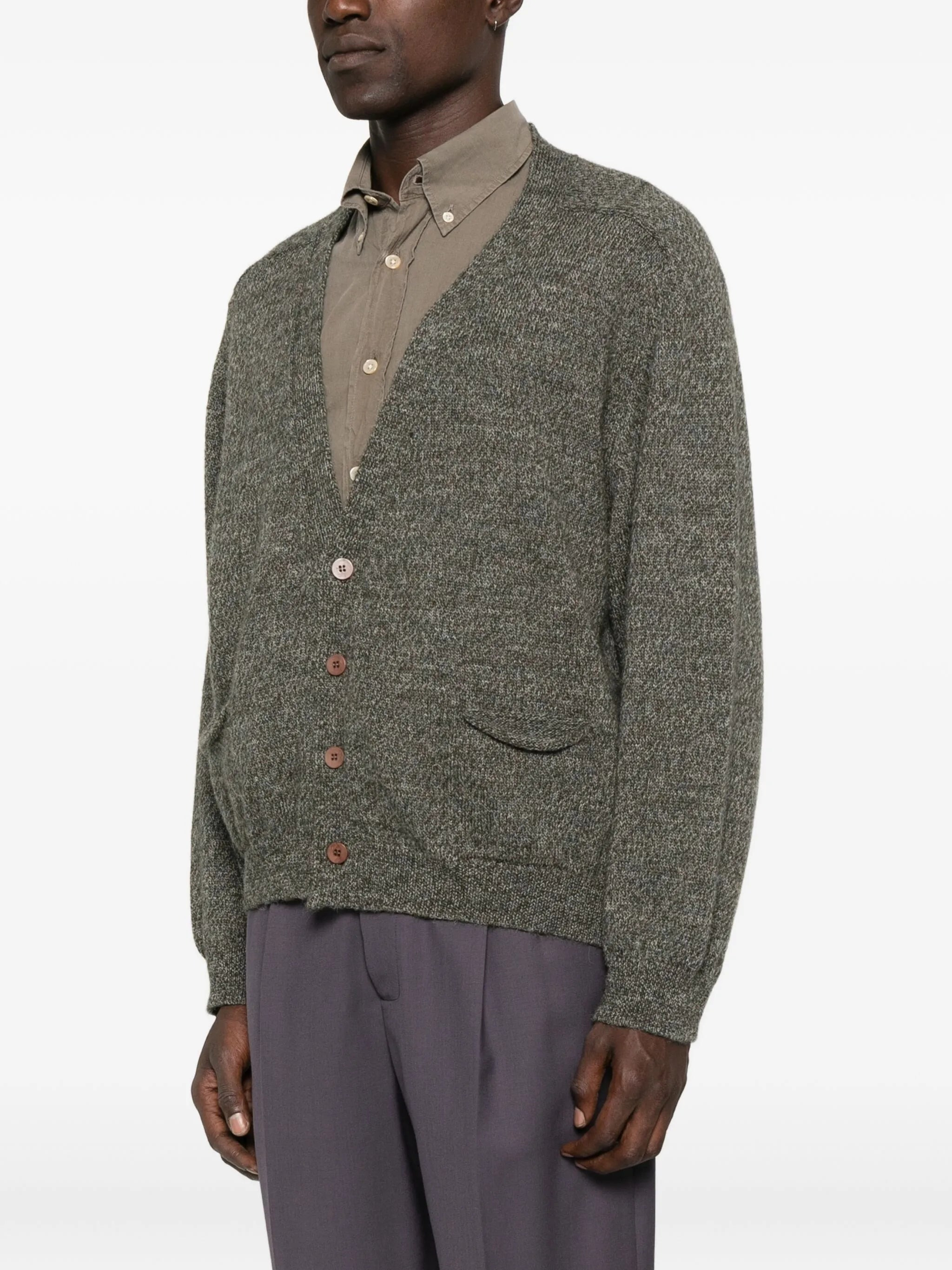 Magliano Buttoned Patch-pockets Cardigan - 5