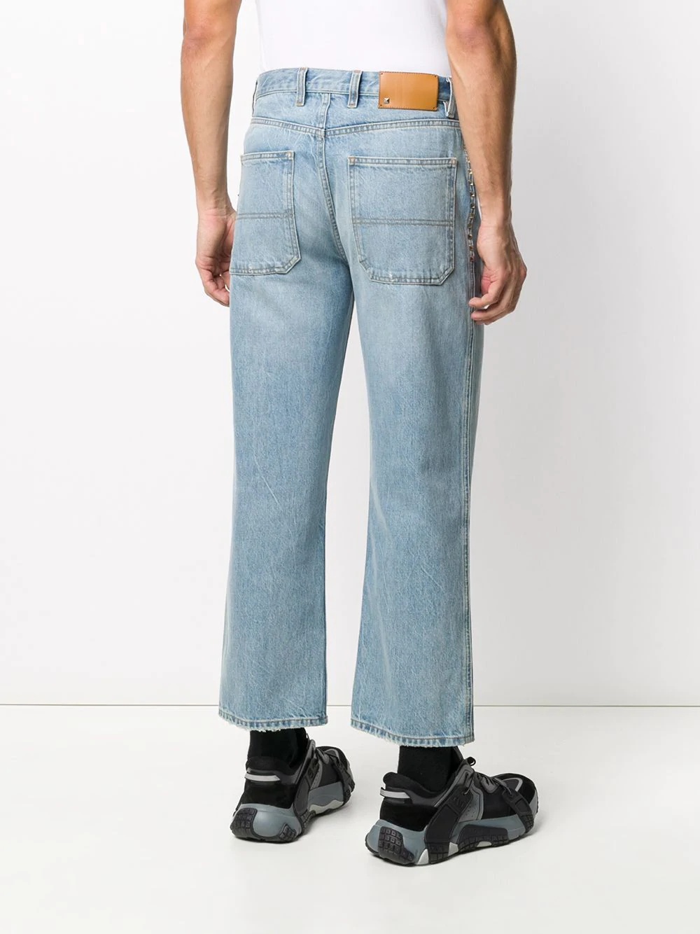 cropped ankle grazer jeans - 4