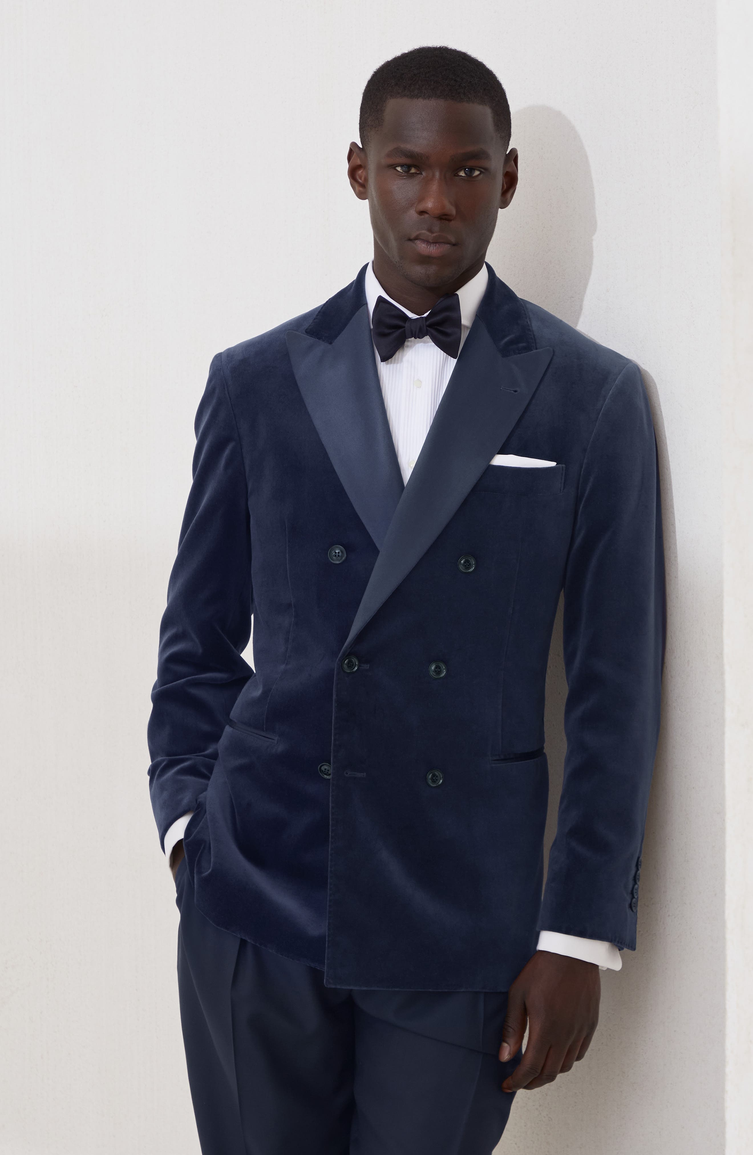 Brunello Cucinelli Tuxedo Jacket in Blue at Nordstrom - 5