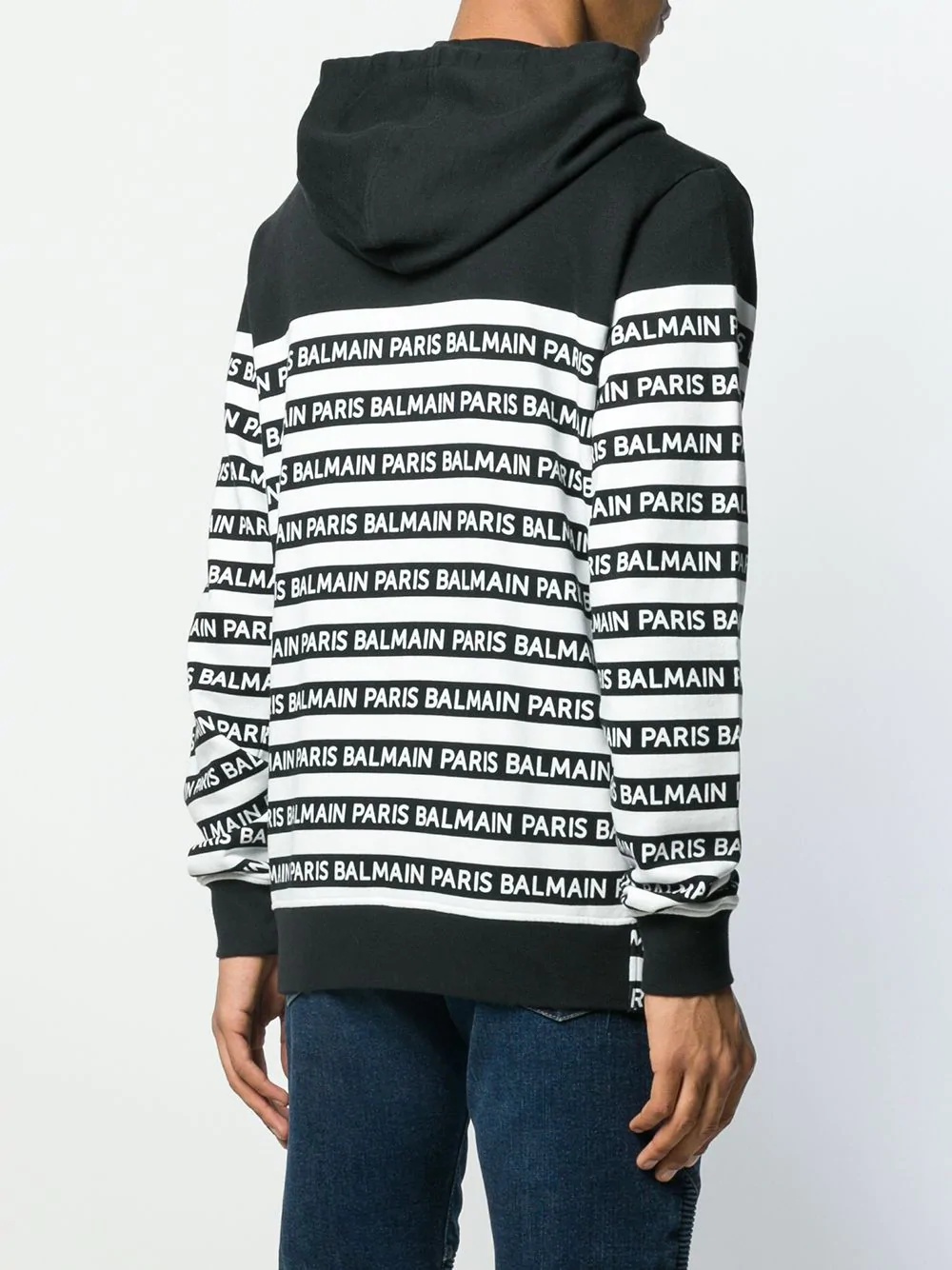 logo print hoodie - 4