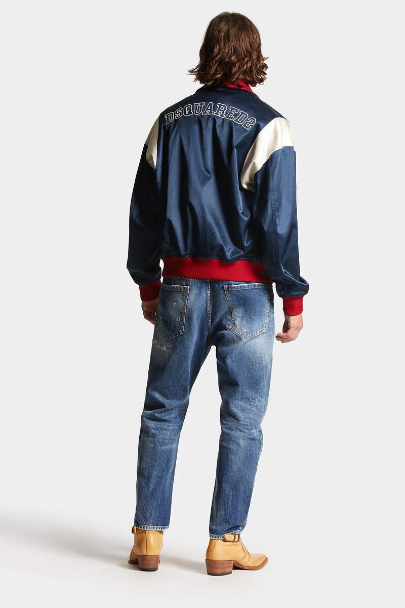 DARK RIPPED WASH BRO JEANS 4