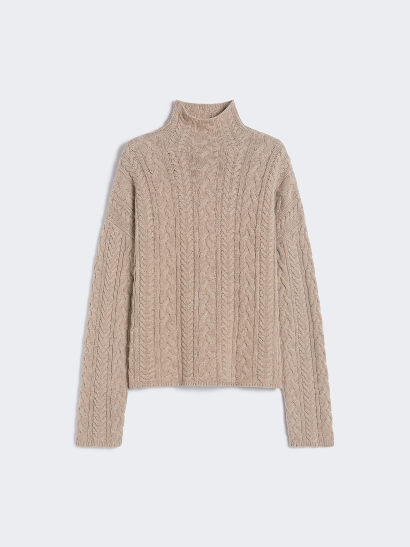GENOVA Wool and cashmere polo-neck sweater 1