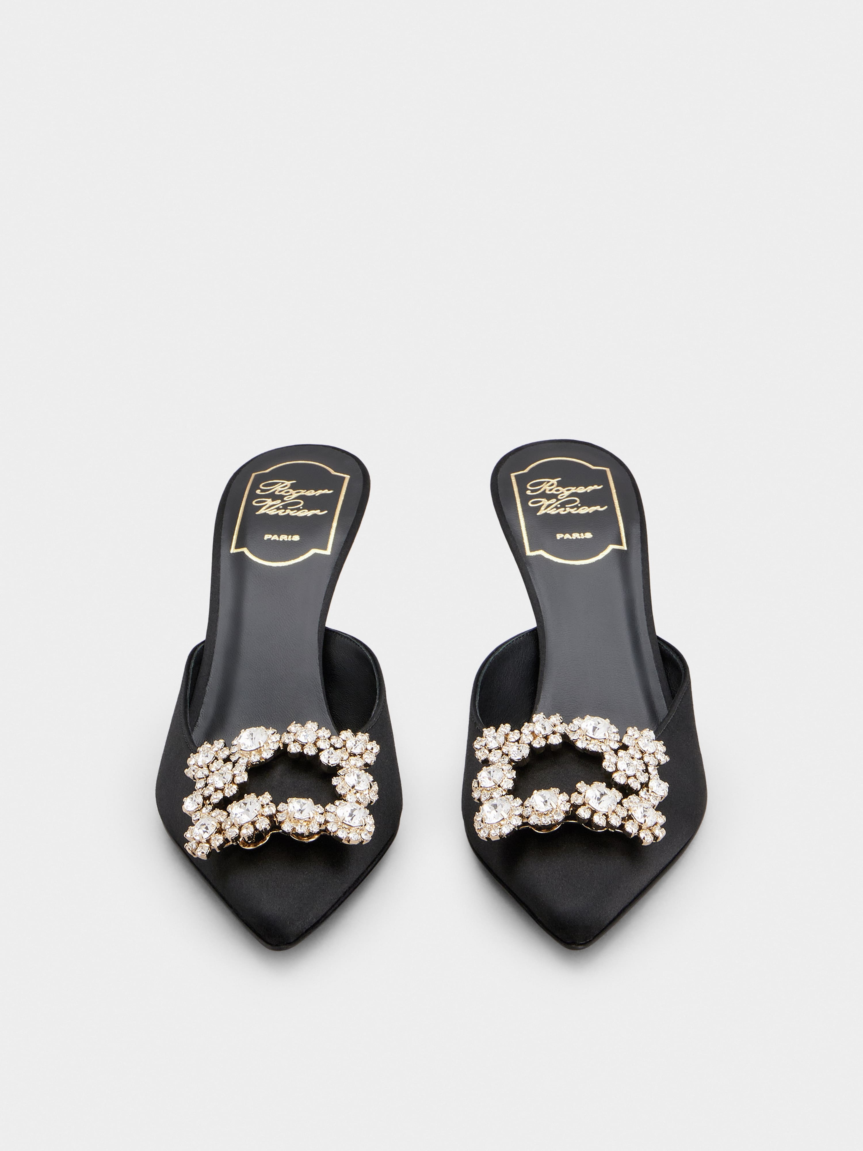 Efflorescence Mules in satin - 7