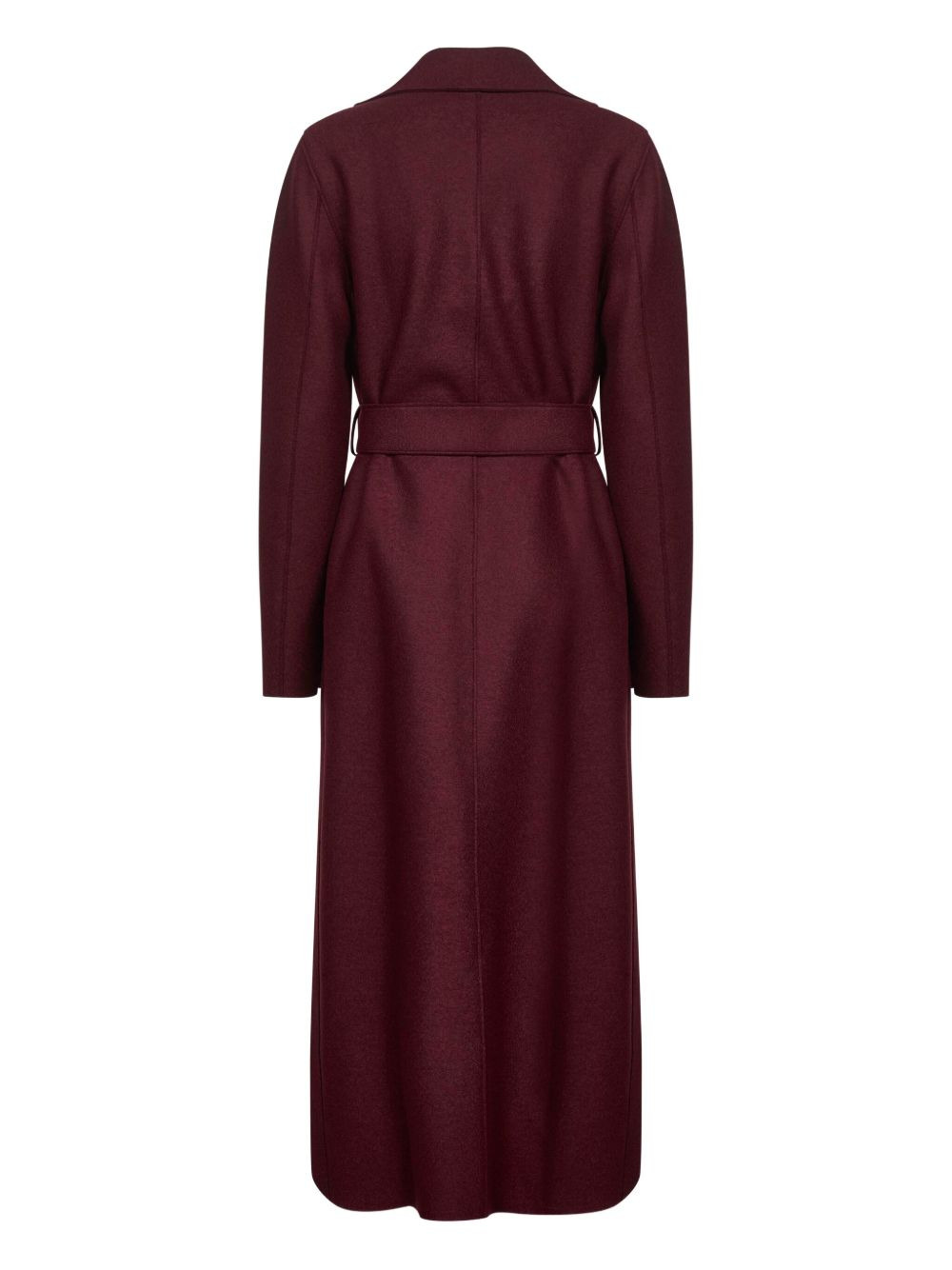 belted wrap coat - 2