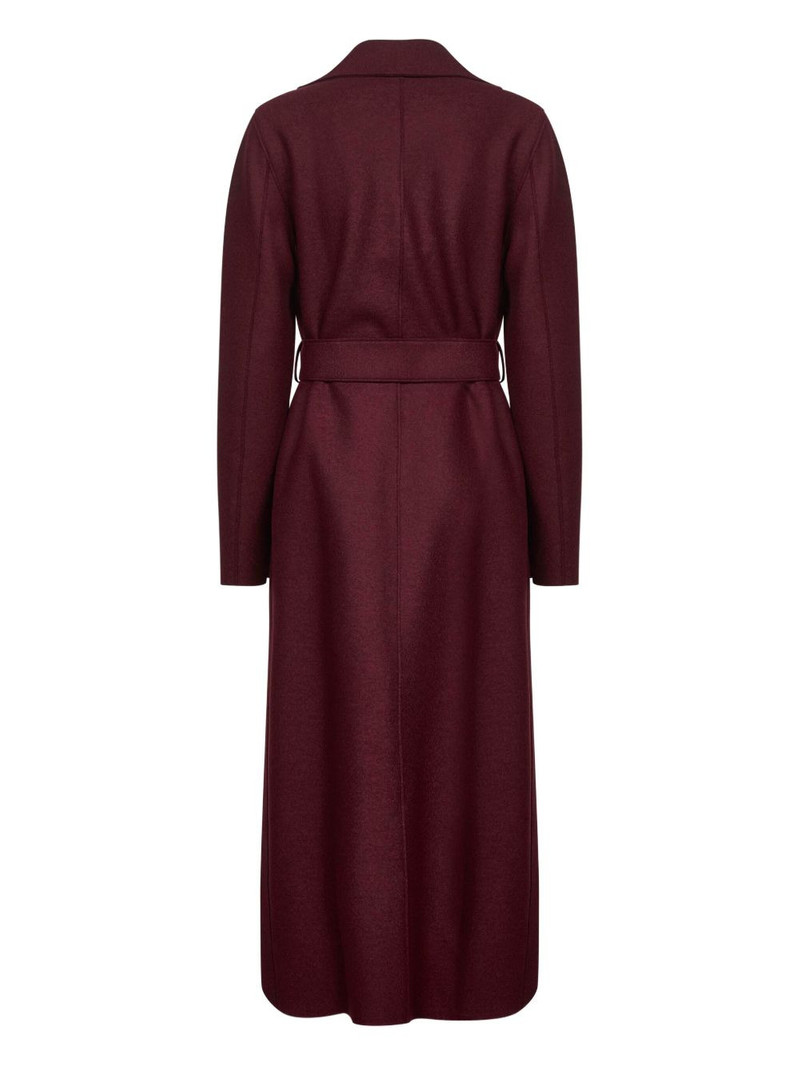 Harris Wharf London belted wrap coat outlook