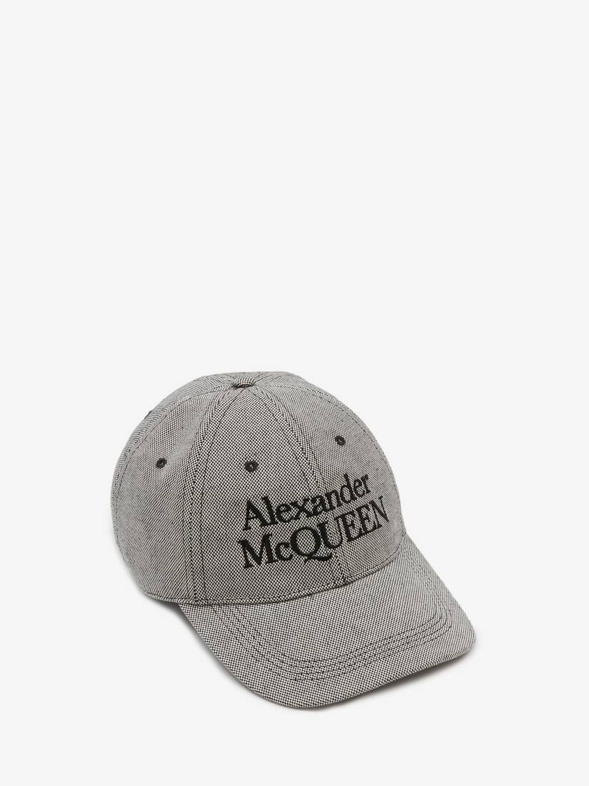 Alexander Mcqueen Signature Baseball Cap in Beige - 2
