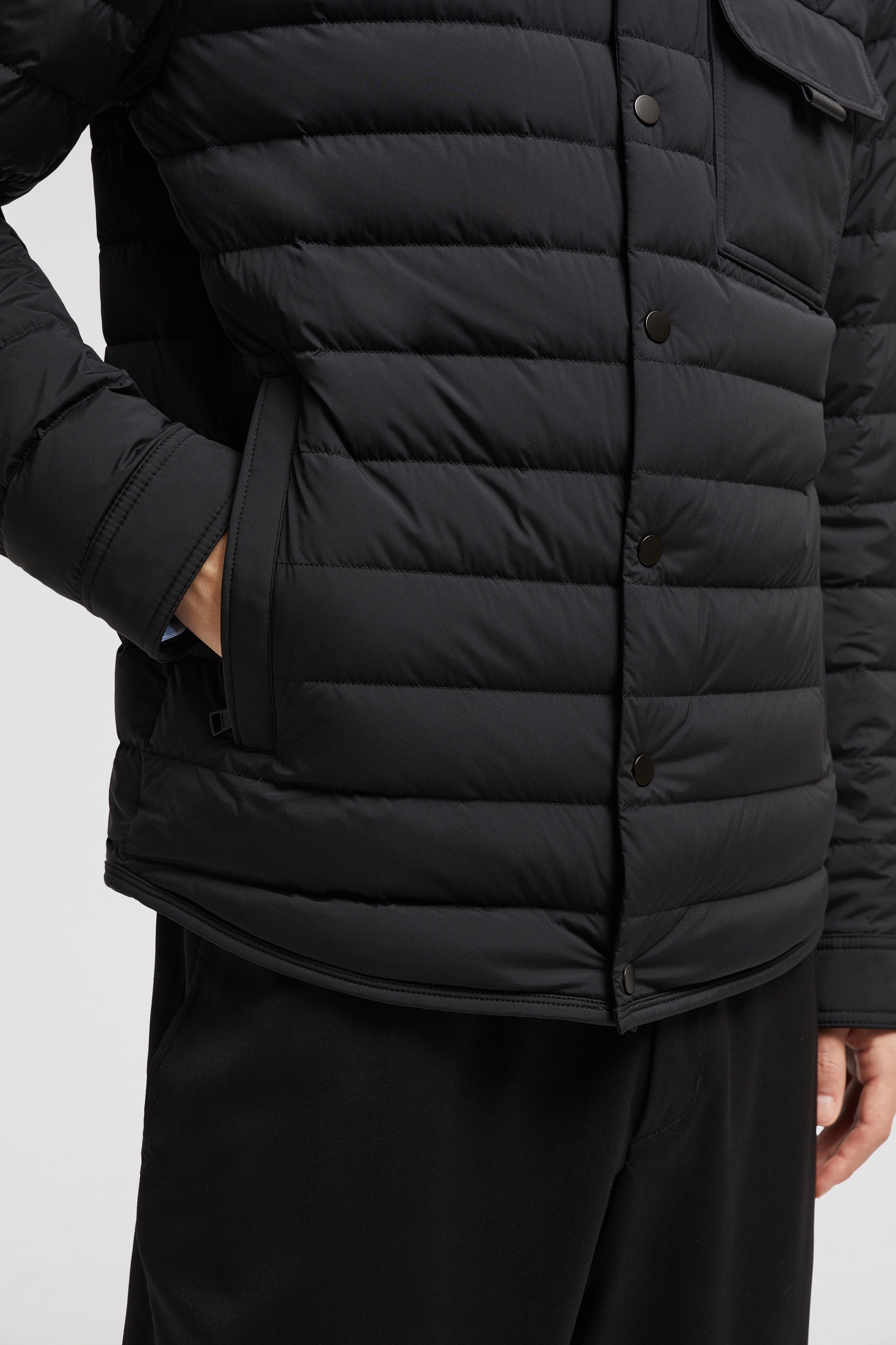 Moncler Iseran Down Shirt Jacket | REVERSIBLE
