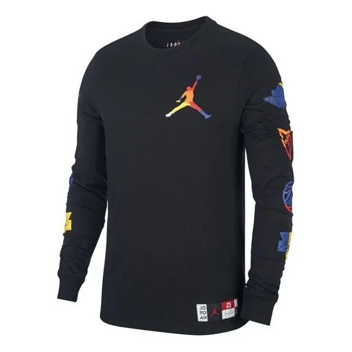 Air Jordan Colorful Long Sleeves Black AT8939-010 - 1