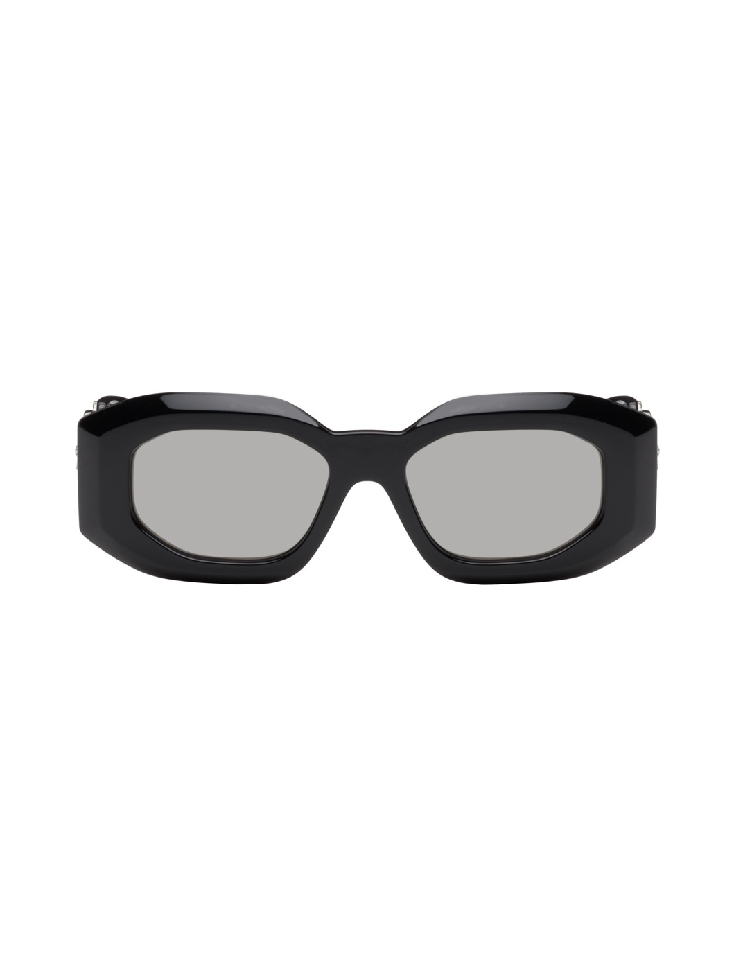 Black Maxi Medusa Biggie Sunglasses - 1