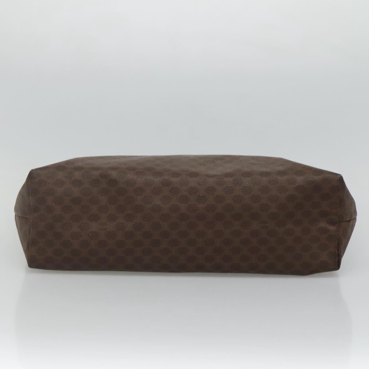 CELINE Macadam Canvas Tote Bag Pvc Leather Brown - 5