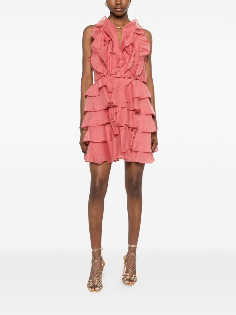 Aje. Cleio layered mini dress outlook