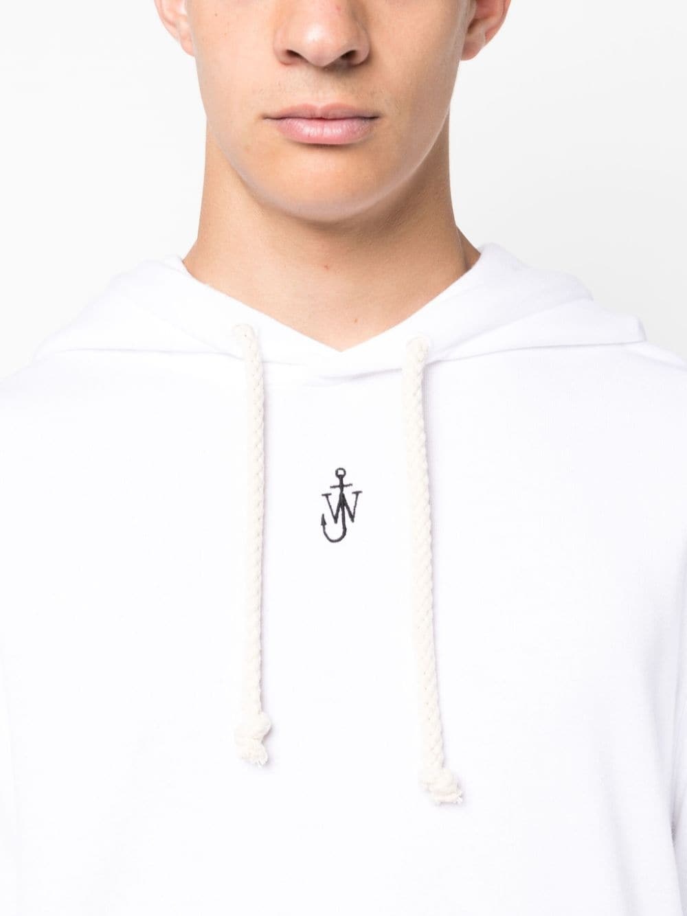 Anchor-embroidered hoodie - 5