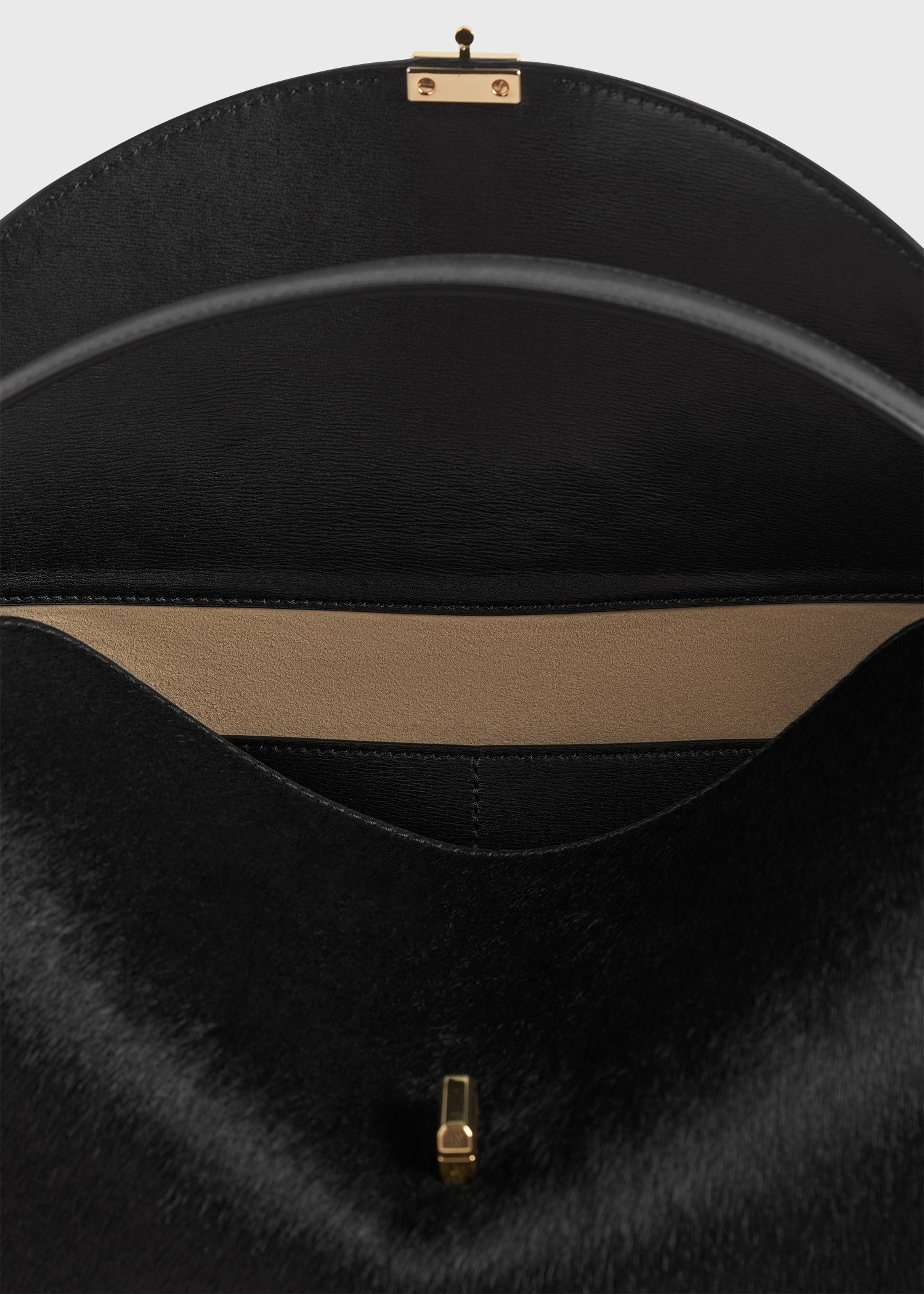 T-Lock pony hair top handle black - 6