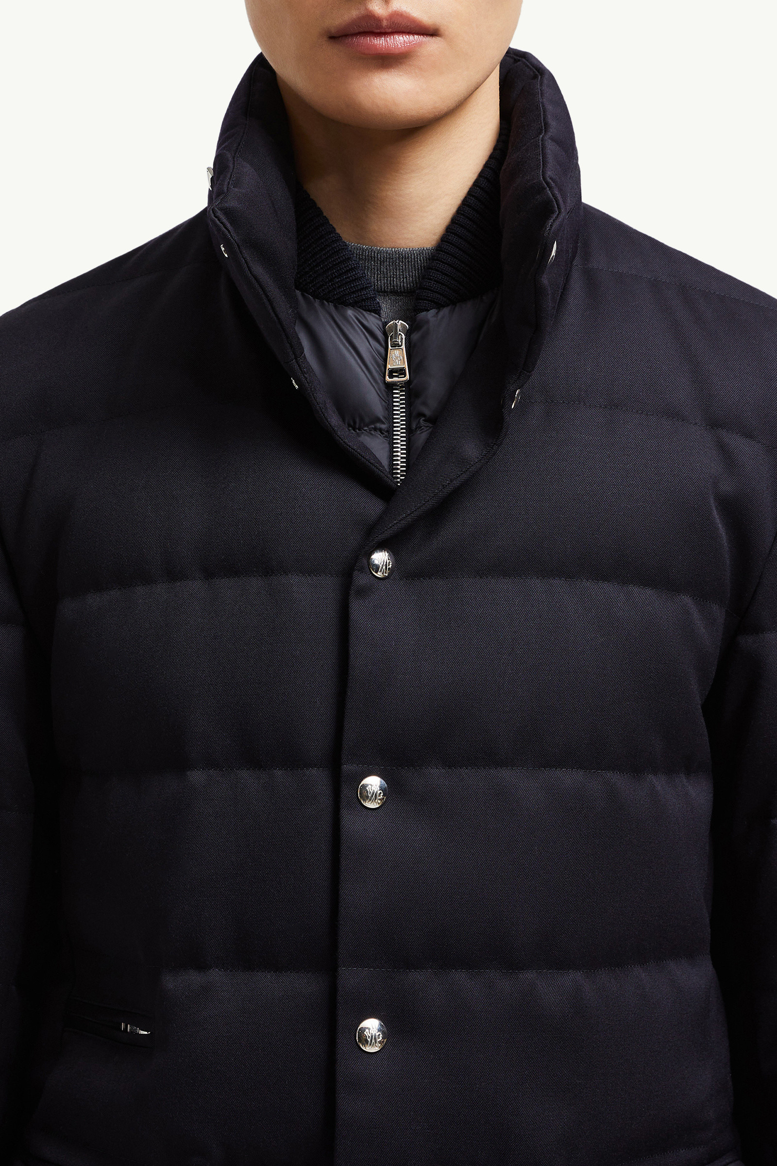 Bess Hooded Wool Short Down Jacket - 8